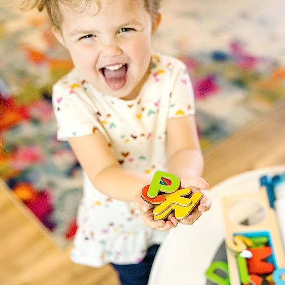 Melissa and Doug Magnetic Wooden Alphabet